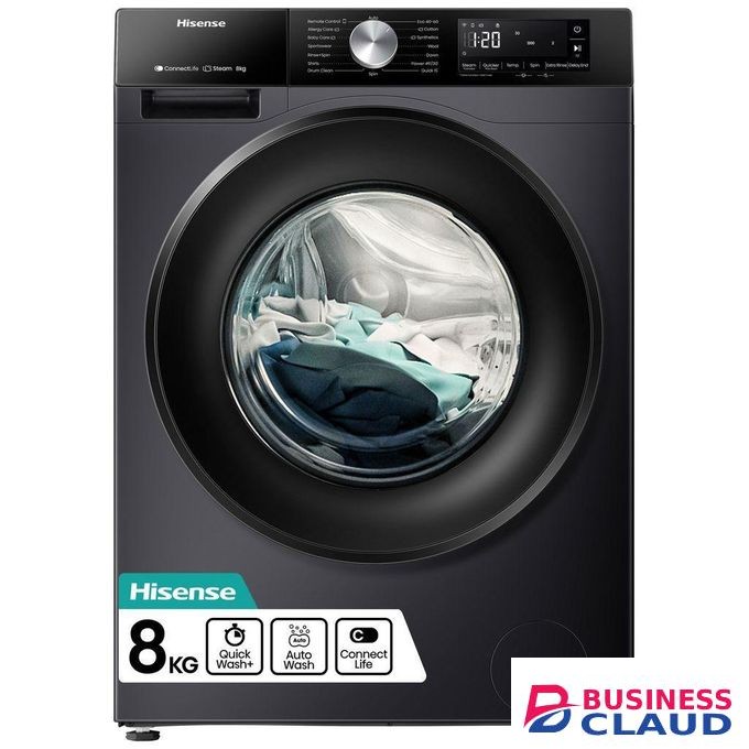 Hisense washing machine wash and spin front loading