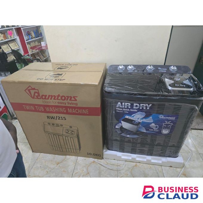 Hisense Black 10kgs top load twin tub washing machine