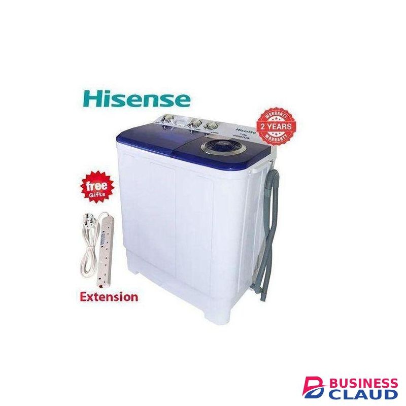 Hisense Wash and Spin Twin Tub Semi Automatic Washing Machine with Free Extension High quality washing machine