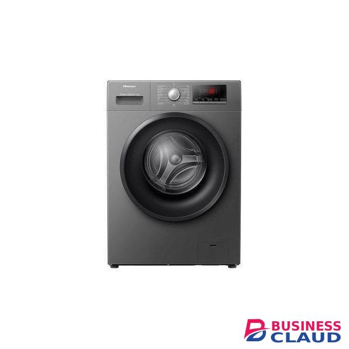 Hisense 7Kg Front Load Washing Machine Wash and Spin,Silver/Grey (2YRS WRTY)