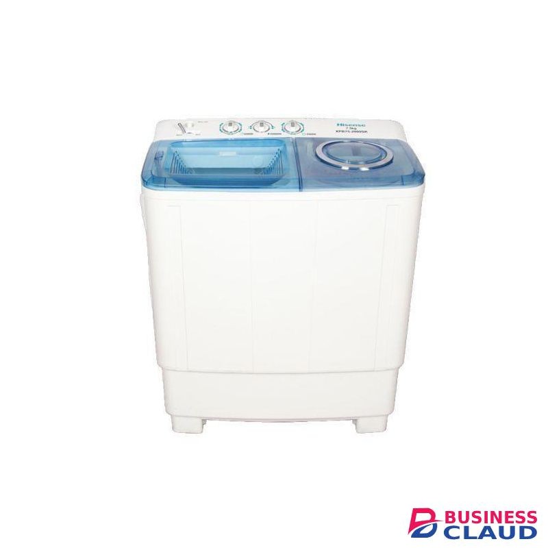 Hisense 7.5KG Twin Tub Semi-Automatic Washing Machine Wash & Spin Dry + Free GIFT OMO - WSQB753W