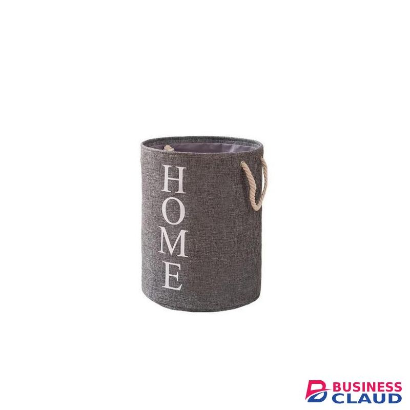 Round Cotton Linen Laundry Basket