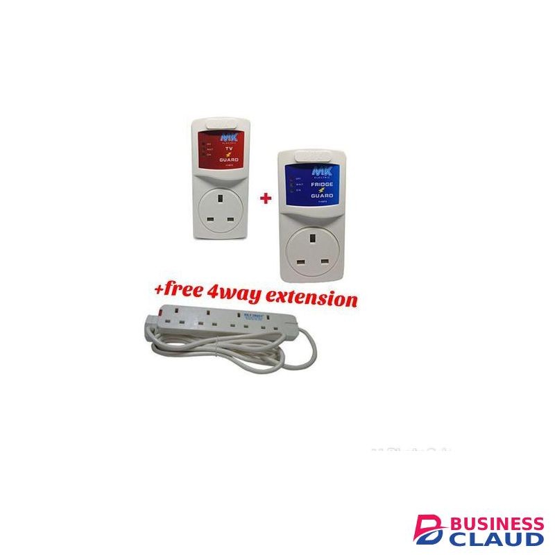 MK Electric TV Guard + FRIDGE Guard + A FREE 4 Way Extention
