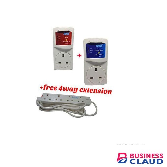 MK Electric TV Guard + FRIDGE Guard + A FREE 4 Way Extention