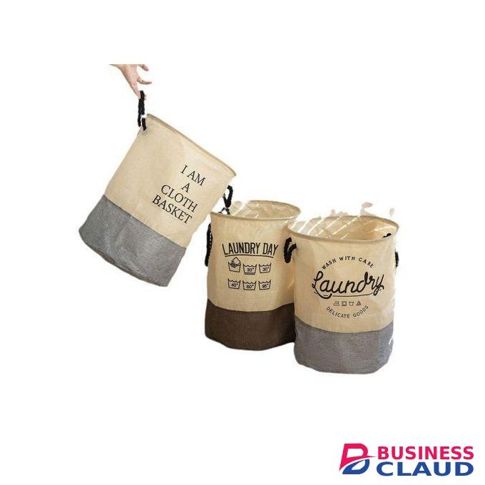 Laundry day round multi-purpose basket with handle