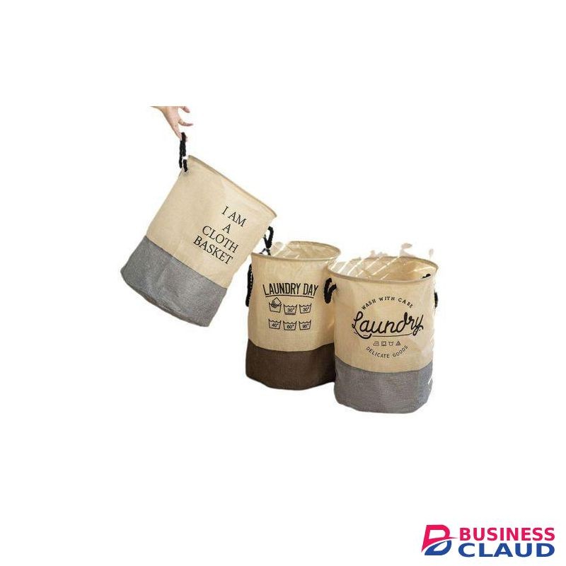 Laundry day round multi-purpose basket with handle