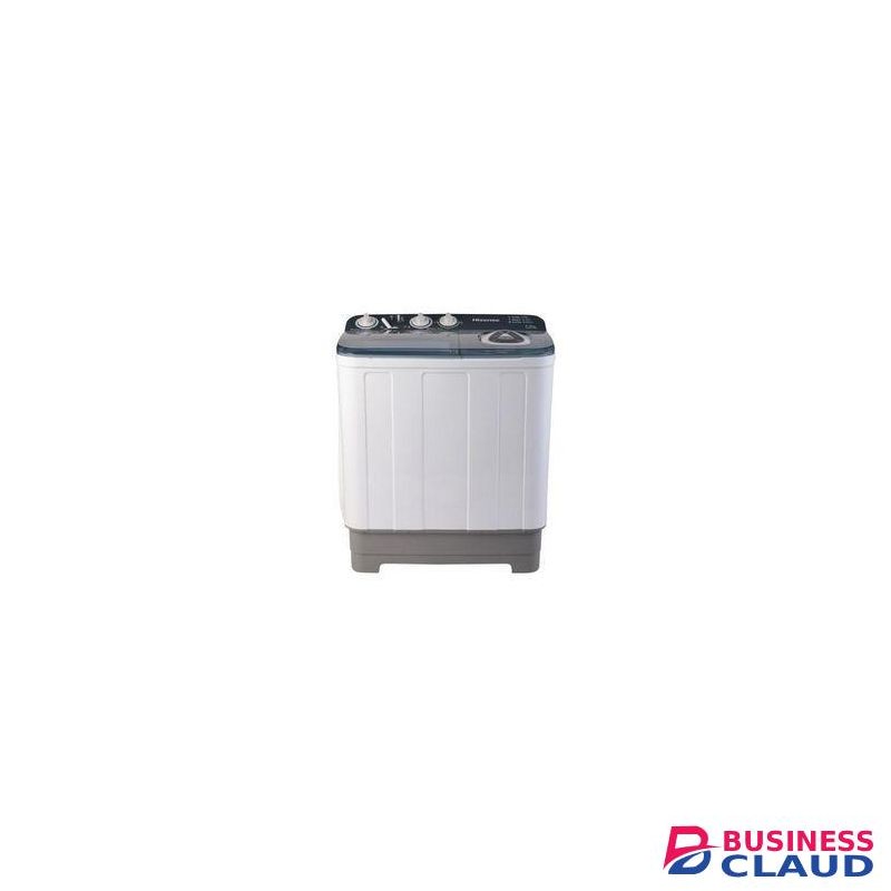 Hisense Twin-Tub All In One Top Load Washing Machine Semi Automatic, Low Noise Operation - 7Kg (2 YEARS WARRANTY)