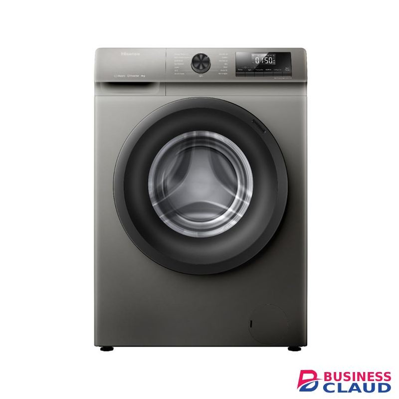 Hisense 9Kgs Front Load Full Automatic Washing Machine - Silver