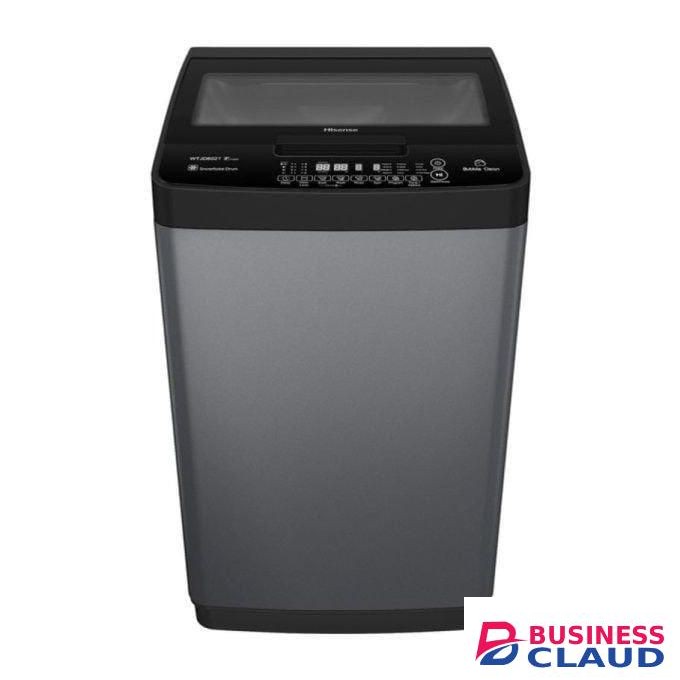 Hisense 8kg Top Load Full Automatic Washing Machine with Bubble Clean & Auto Water Level Sensing & 2 Years Warranty