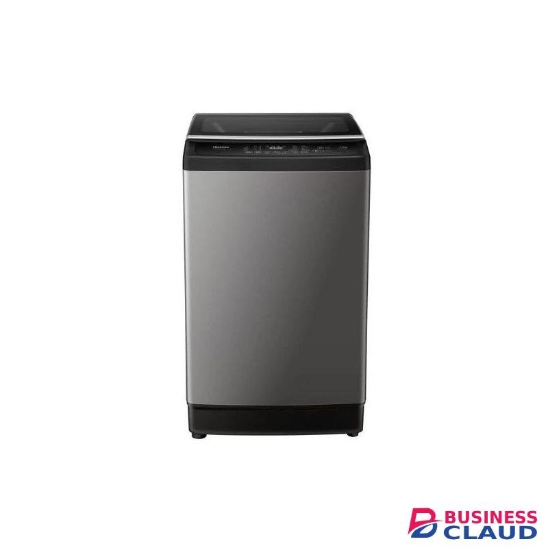 Hisense (WTJA802T )-FULL-AUTOMATIC,8Kg Top Load Washing Machine, Grey +2YEARS WARRANTY