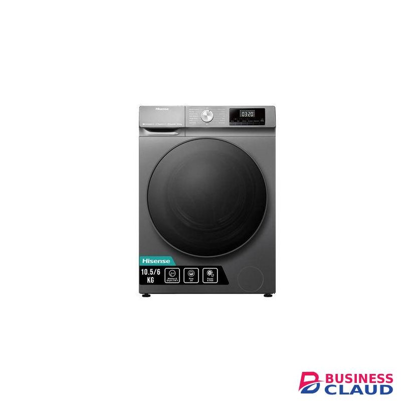 Hisense 10.5/6KG Washing Machine 10.5Kg Washer & 6Kg Dryer (2YRs WRTY), FREE GIFT