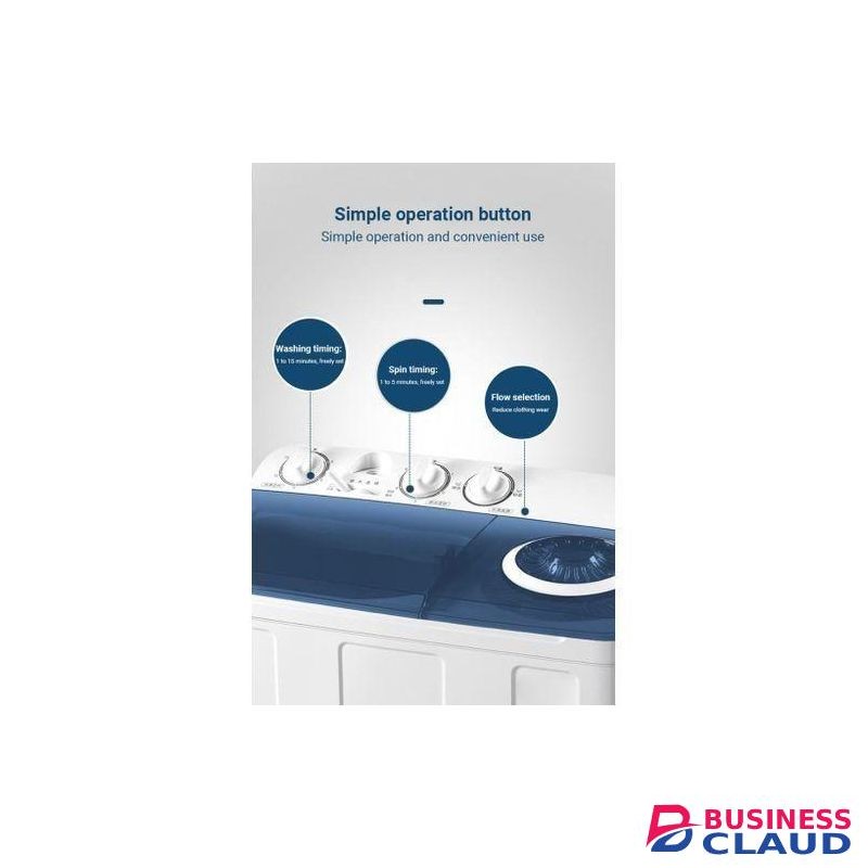 Hisense Washing Machine 11 Kg Twin Tub - White (2YRs WRTY)