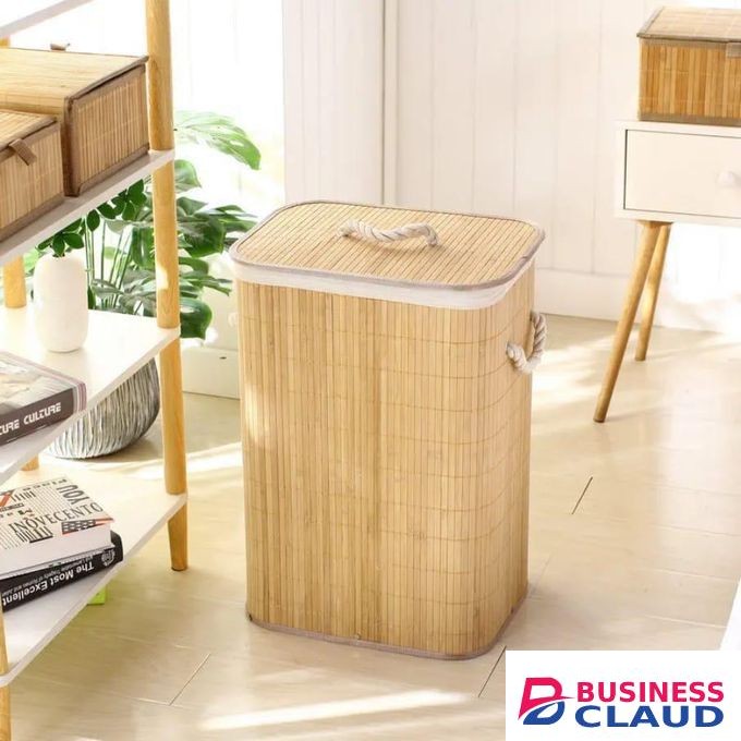 Foldable Bamboo Laundry Hamper