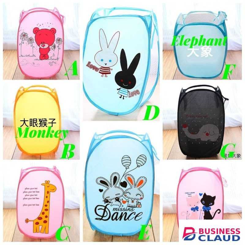 Kids laundry basket bag