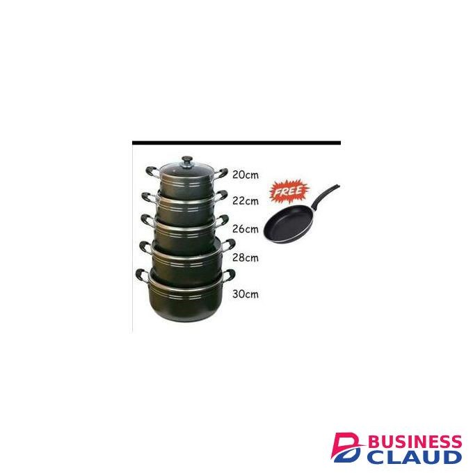 TC 14 Pieces Heavy Non-Stick Cooking Pot Sufuria Set