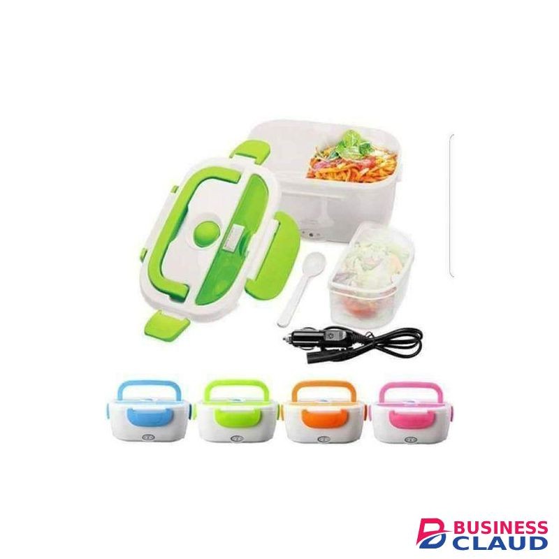 c Electric Heated Lunch Box Food Warmer With Food Partitions