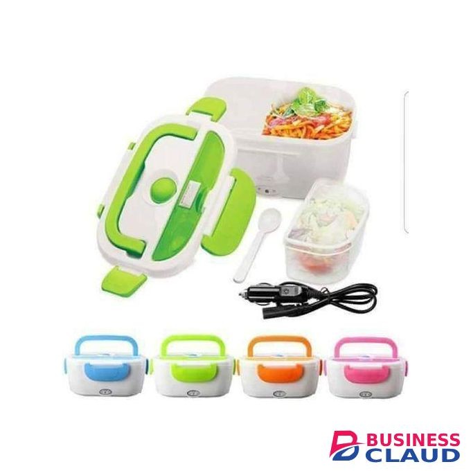 c Electric Heated Lunch Box Food Warmer With Food Partitions
