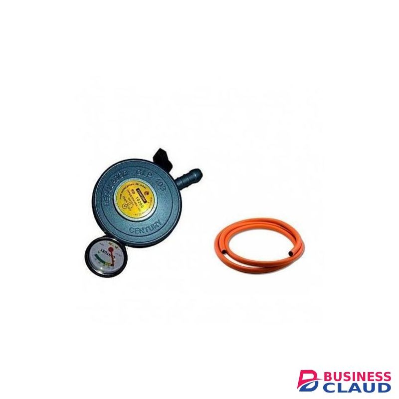 Century 13Kg Universal Gas Regulator With Gauge Plus Free Gas Pipe