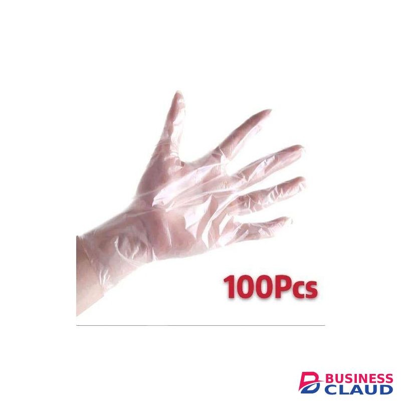 Disposable Gloves Plastic Gloves Disposable Latex Free For Food Prep Kitchen Cooking Translucent Gloves