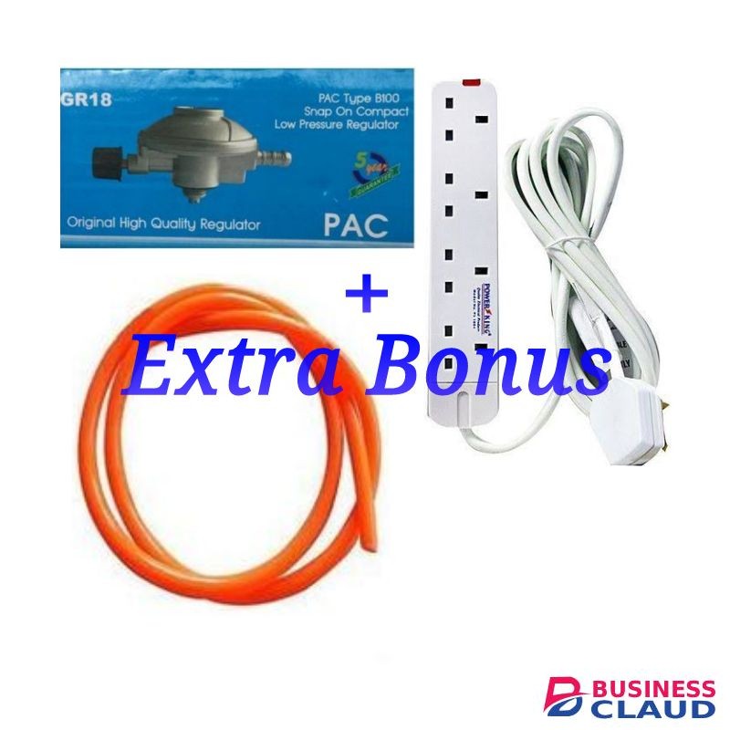 Pac Gas Regulator And Extra Gas Pipe ,4Way Extension