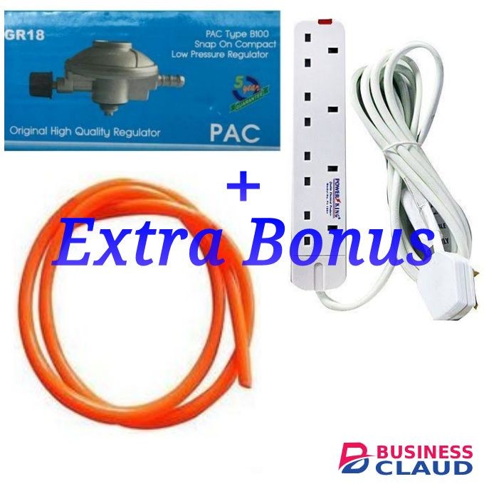 Pac Gas Regulator And Extra Gas Pipe ,4Way Extension