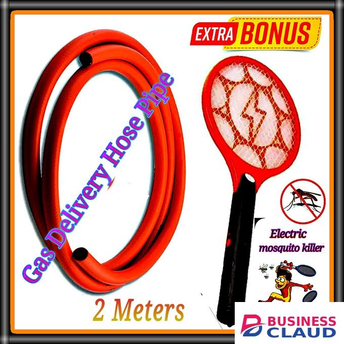 Gas Delivery Hose Pipe 2 Metres + Free Mosquito Killer