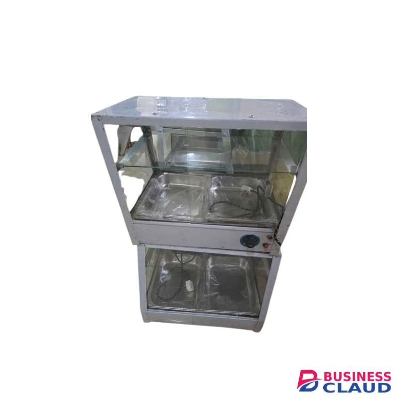 Double insert chips /food warmer 1pc