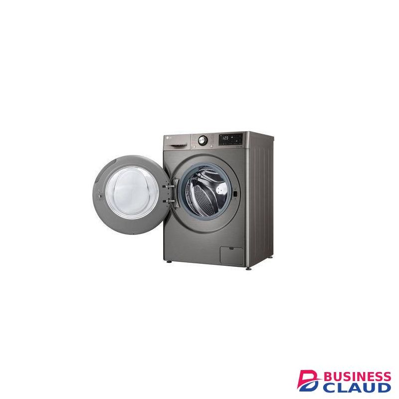 LG F4R3VYG6P, 9kg | Front Load Washing Machine | AI DD™ | Steam™ | Bigger Capacity - Silver Grey (2YRs WRTY)