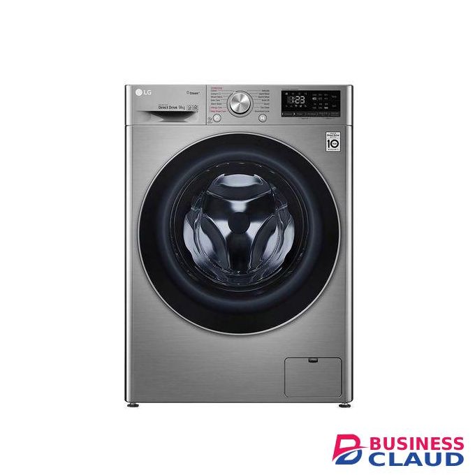 LG F4R5VYG2P, 9kg, Front Load Washer, AI DD™ | Steam™ | ThinQ™ - Silver Grey (2YRs WRTY)