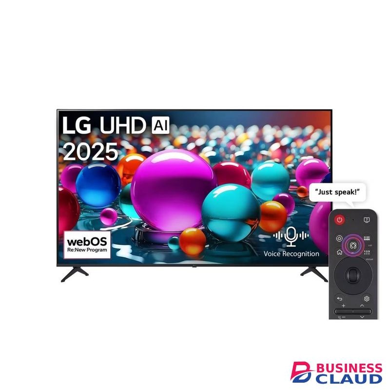 LG UHD AI UA80 65 Inch 4K Smart TV Ready HDR10 webOS25 2025 (2YRs WRTY)