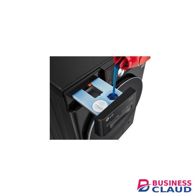 LG F4V9BDP2EE, 12/8Kg, Washer+Dry | ezDispense™ | Steam+ (Wrinkle and Allergy Care) - Matte Black (2YRs WRTY)