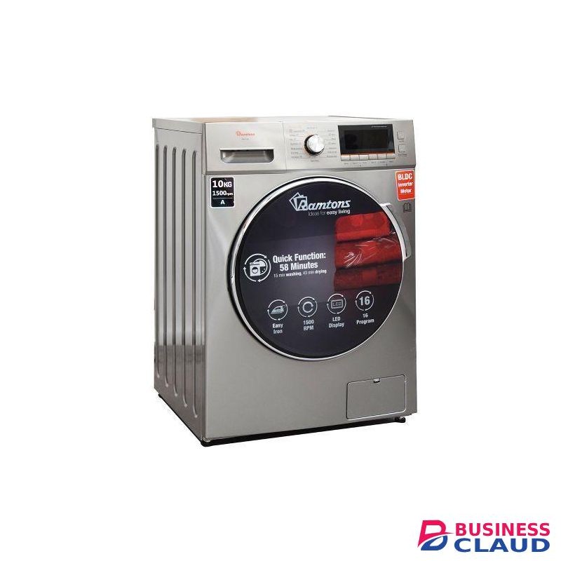 Ramtons RW/160-10KG Washer + 6KG Dryer- Dark Silver (1YR WRTY)