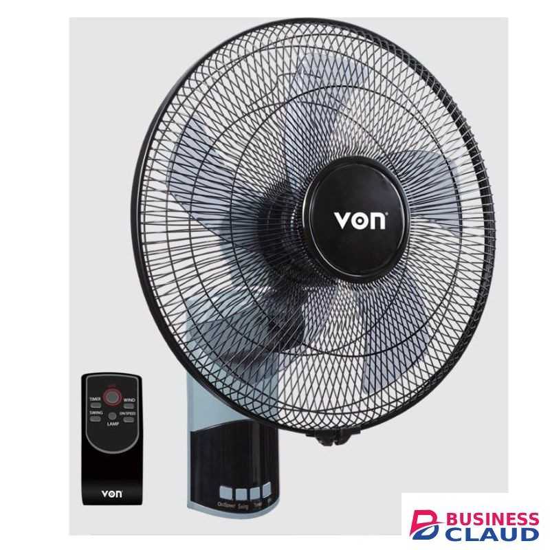 VON VFW-6605-DJK 16" Wall Fan – 50W