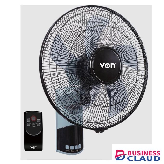 VON VFW-6605-DJK 16" Wall Fan – 50W