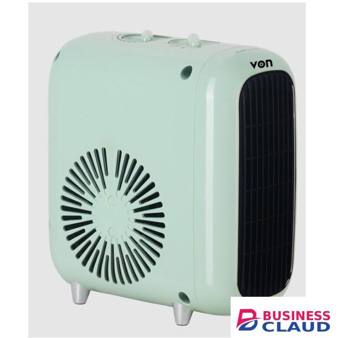 VON VHC153MNAW Ceramic Heater - 1500W, Light Sage-green Finish (1YR WRTY)