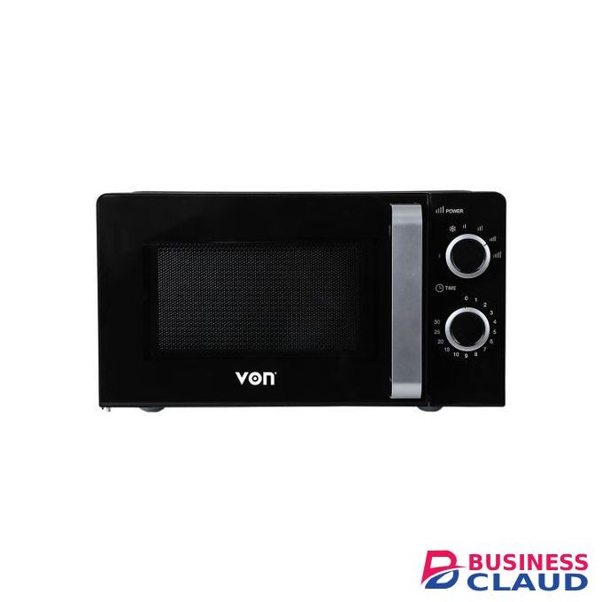 VON VAMS-20MGX Microwave Oven Solo 20L, 700W – Black (1YR WRTY)