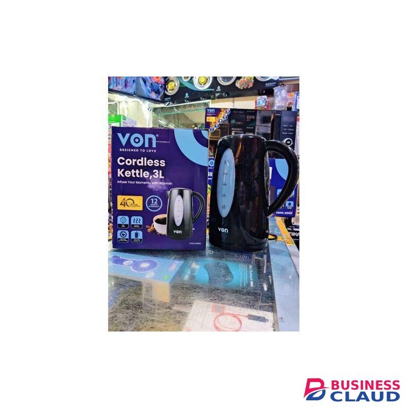 VON 3Litres Cordless Kettle