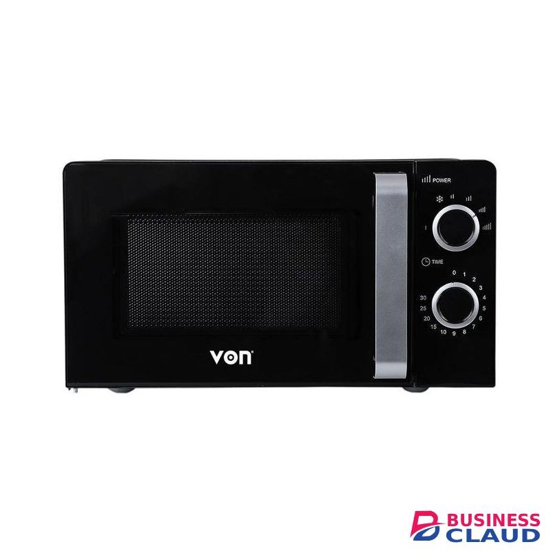 VON Manual Microwave Oven, Solo - 20L-Black(1YR WRTY)