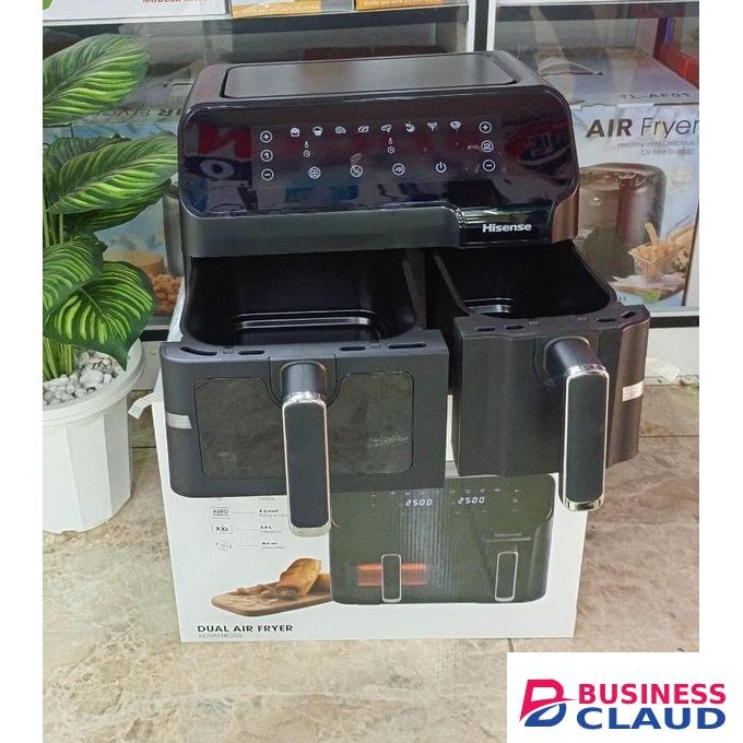 Hisense Dual Air Fryer 8L – Black