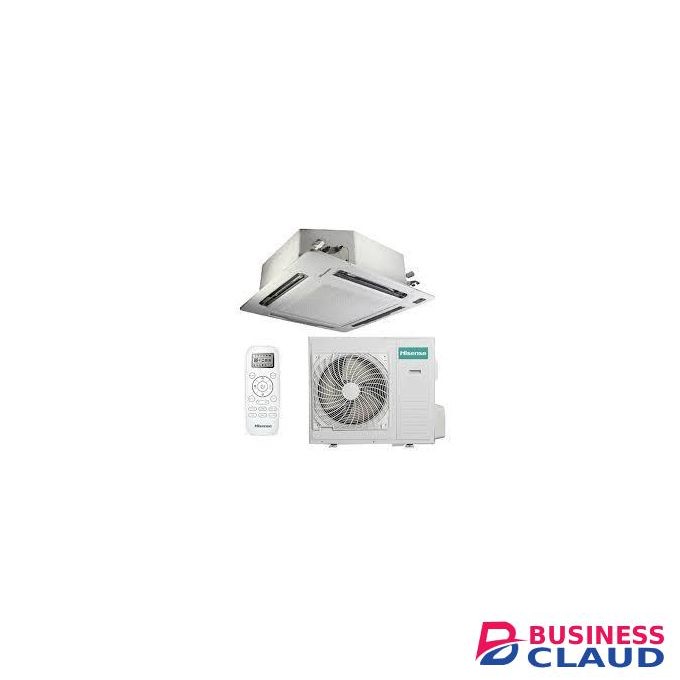 Hisense 24000 BTU Ceiling Cassette Air Conditioner with Inverter, WiFi Control & 4D Airflow