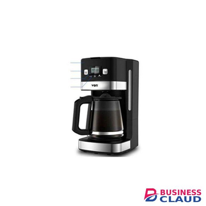 VON COFFEE MAKER VCMD-901DK Drip Coffee Maker - 1.8L Glass Jar - Black (1YR WRTY).