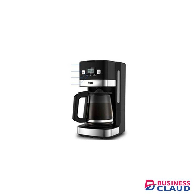 VON COFFEE MAKER VCMD-901DK Drip Coffee Maker - 1.8L Glass Jar - Black (1YR WRTY).