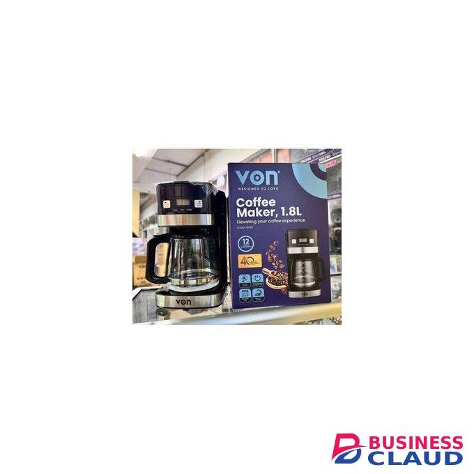 VON VCMD-901DK Coffee Maker 1.8L - Black