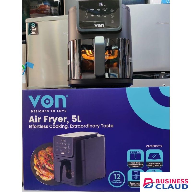 VON Digital Air Fryer – Black