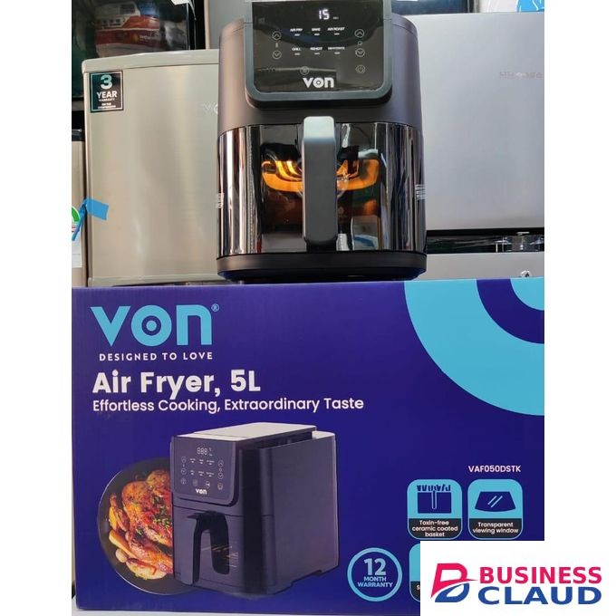 VON Digital Air Fryer – Black
