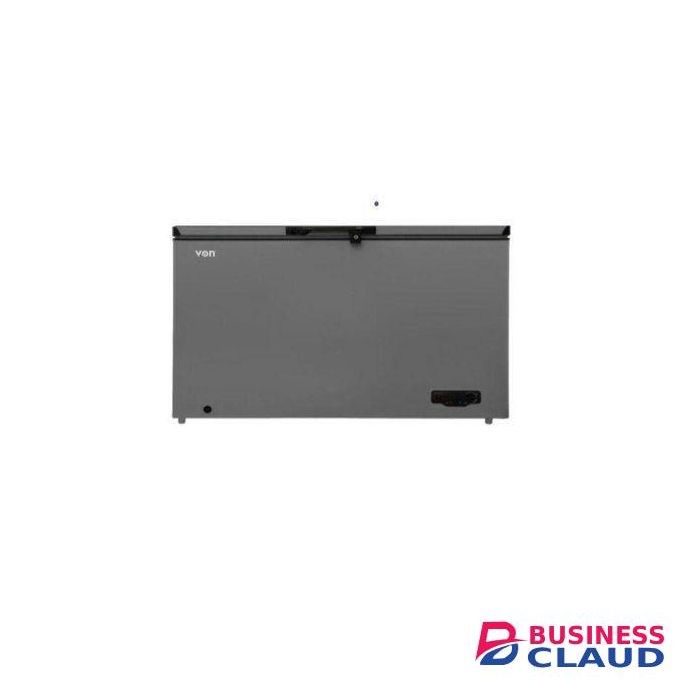 VON 505L Chest Freezer – Large Capacity, Energy Efficient, Grey Finish (With Free Gift)