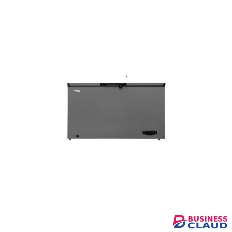 VON 505L Chest Freezer – Large Capacity, Energy Efficient, Grey Finish (With Free Gift)