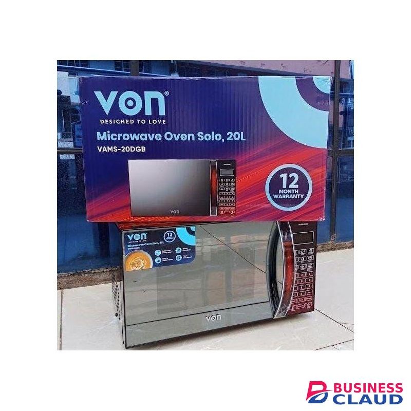 VON 20L Microwave Oven Solo – Black