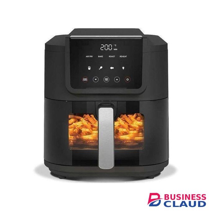 VON Air Fryer 8L Digital Slim Design-Black