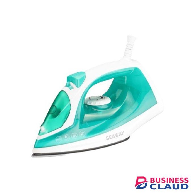 VON Steam Iron 1600W Ceramic Soleplate Self-Cleaning Function Green